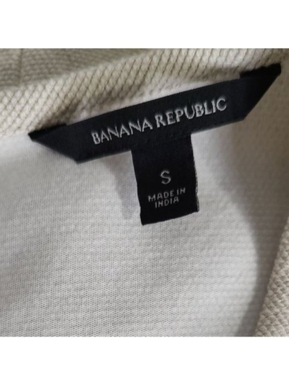 Banana Republic Embellished Linen & Cotton Structured Shell Top S - Picture 9 of 13
